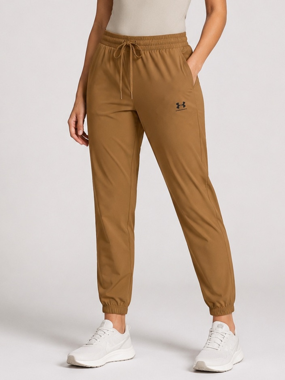 Under Armour Women's Brown Tan Track Joggers